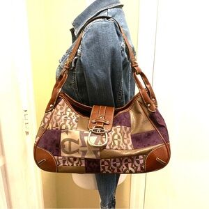 Etienne Aigner patchwork vintage shoulder bag